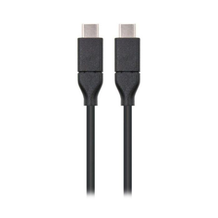 Cable USB-C 3.1 NANOCABLE 10.01.4101 Negro (1 m) 0 Cable USB-C 3.1 NANOCABLE 10.01.4101 Negro (1 m) 0