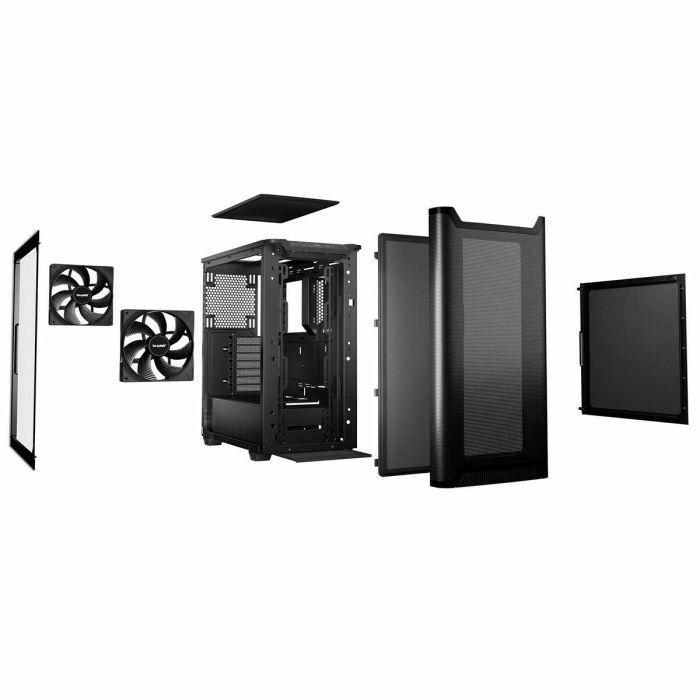 be quiet! PURE BASE 501 Caja PC Midi Tower Airflow con Ventana Vidrio Templado Negra ATX USB 3.2 Gen 2 19 be quiet! PURE BASE 501 Caja PC Midi Tower Airflow con Ventana Vidrio Templado Negra ATX USB 3.2 Gen 2 19