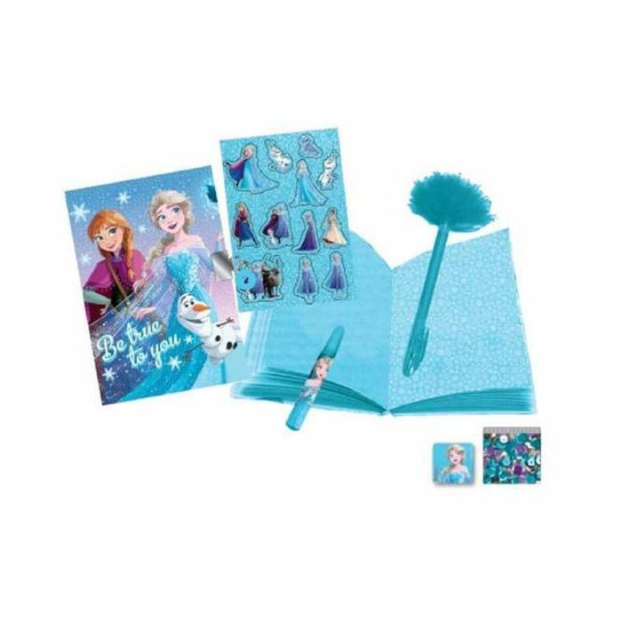 Cerdá Diario Set Frozen para Niños, Cuaderno y Accesorios, Multicolor, Dimensiones 23.5 x 25.0 x 5.5 cm, Edad +3 años 3