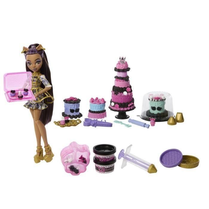 Monster High JBG78 - Kit de Pastel de Cumpleaños de Clawdeen Wolf 3 Monster High JBG78 - Kit de Pastel de Cumpleaños de Clawdeen Wolf 3
