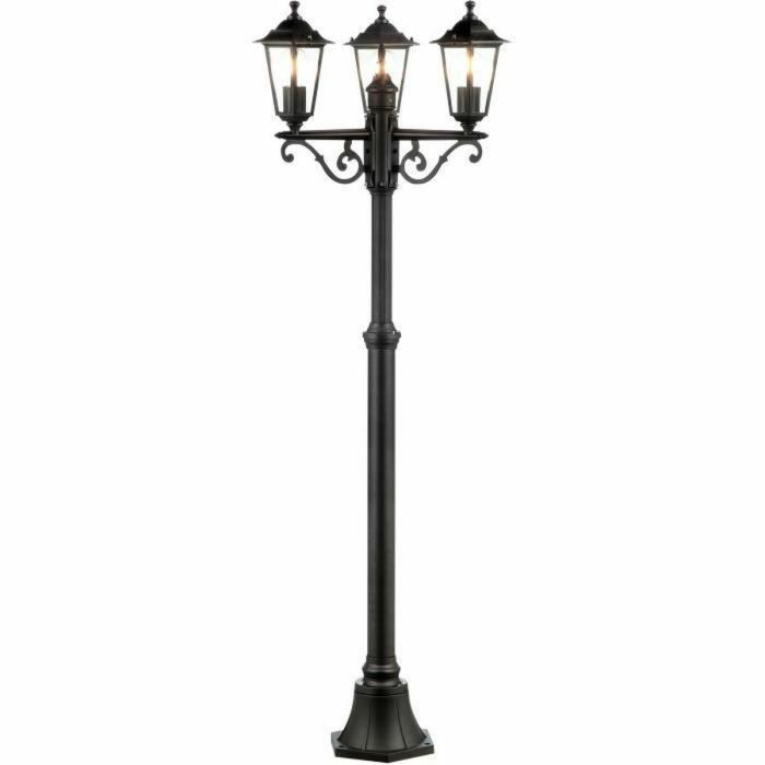 Brilliant BRI4004353349416 Lámpara de exterior Carleen 3L, negra, E27, Max 60W, bombilla no incluida
