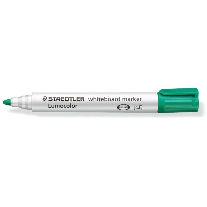 Staedtler Rotuladores Pizarra Blanca Lumocolor Punta Redonda, Estuche 4 Ud - Negro, Azul, Verde, Rojo 4 Staedtler Rotuladores Pizarra Blanca Lumocolor Punta Redonda, Estuche 4 Ud - Negro, Azul, Verde, Rojo 4