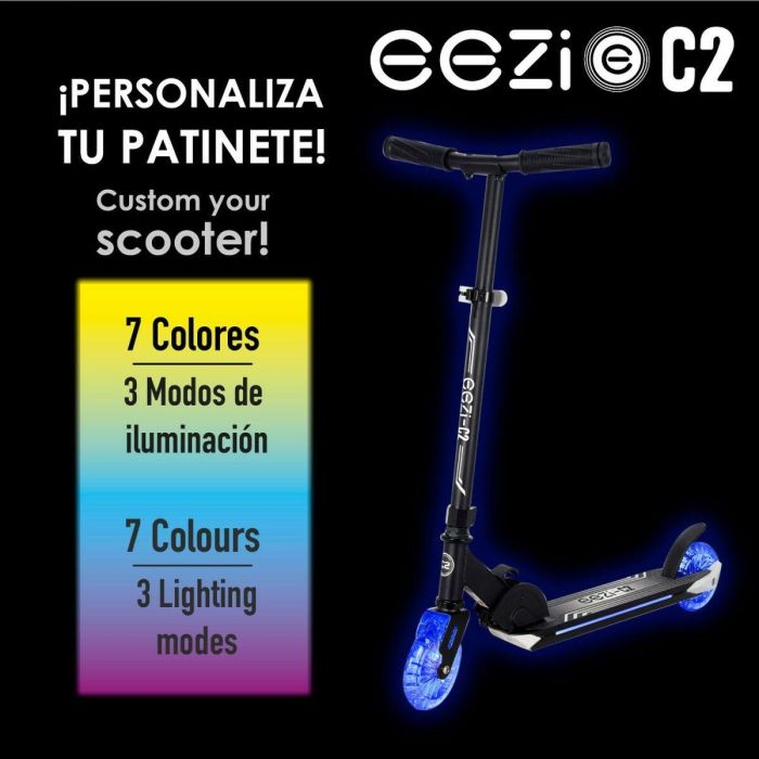 Patinete Eezi Negro 2 Unidades 5 Patinete Eezi Negro 2 Unidades 5