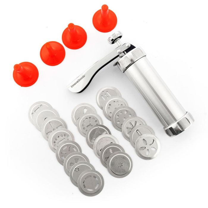 Máquina para Hacer Galletas y Manga Pastelera 2 en 1 Prekies InnovaGoods 1