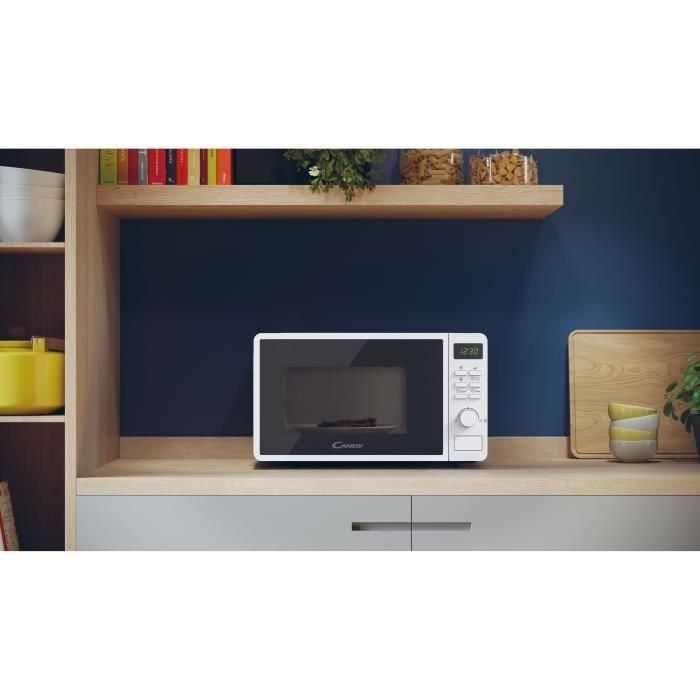 CMWA20SDLWLI Microondas mono CANDY Idea - 20L - MO: 700W - UI digital - 5 niveles de potencia - Blanco 1