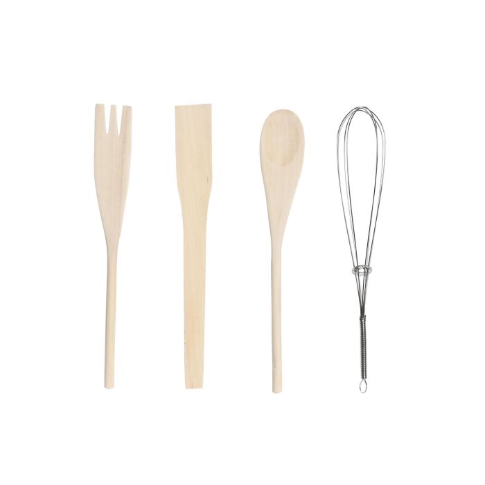 DKD Home Decor Stella Maris Bote Utensilios Azul Blanco Dolomita Metal MDF 12 x 25 x 12 cm Set 5 uds 2