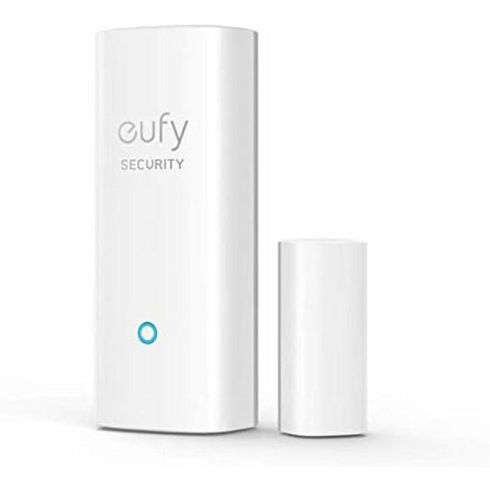 Eufy T89000D4 Sensor de Puerta y Ventana Inalámbrico Blanco, Alarma 100dB, Batería 2 Años, Compatible con HomeBase 10