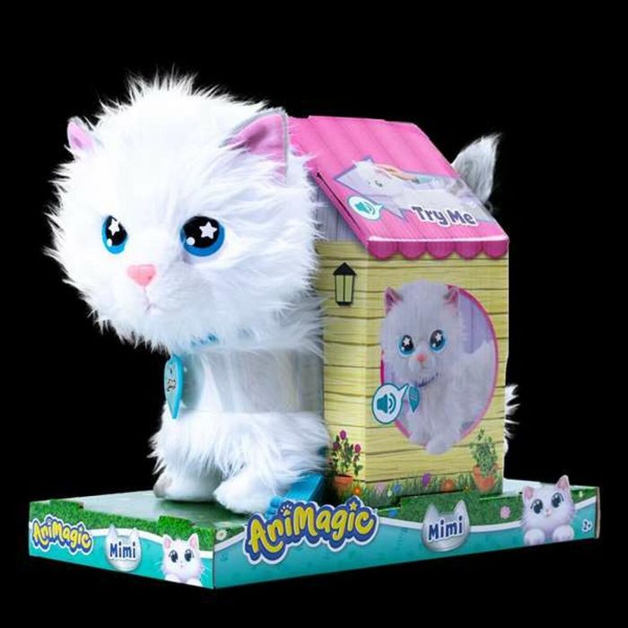 Bizak Peluche Interactivo Gatita Mimi Mimitos - Con Movimiento y Sonido (Anda y Maúlla), Juguete para Niños +3 Años 5