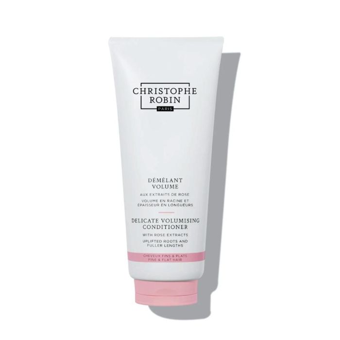 Christophe Robin Acondicionador Volumizador DELICATE VOLUMISING con Extractos de Rosa 200 ml - Cabello Fino o Lacio, Suave y con Volumen