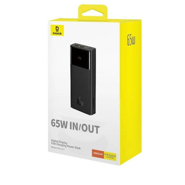 Powerbank Baseus P10022906113-00 Negro 20000 mAh Powerbank Baseus P10022906113-00 Negro 20000 mAh