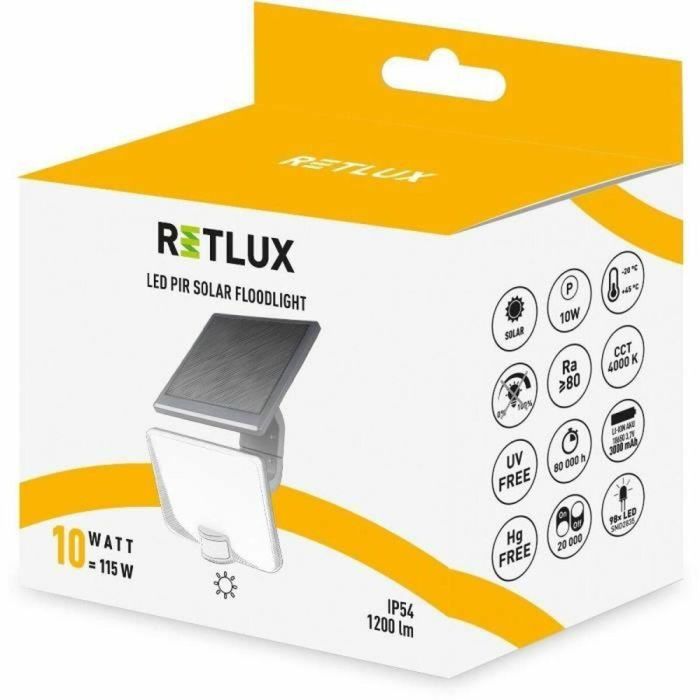 Retlux RSL 258 Foco LED con detector de movimiento 1