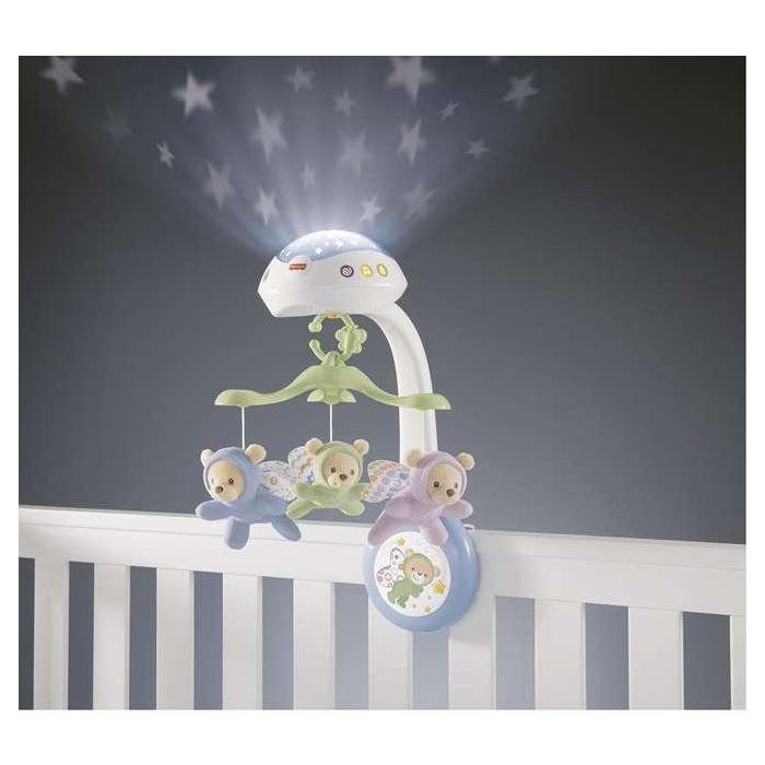 Móvil musical fisher-price ositos voladores con luz y sonido. 1 Móvil musical fisher-price ositos voladores con luz y sonido. 1