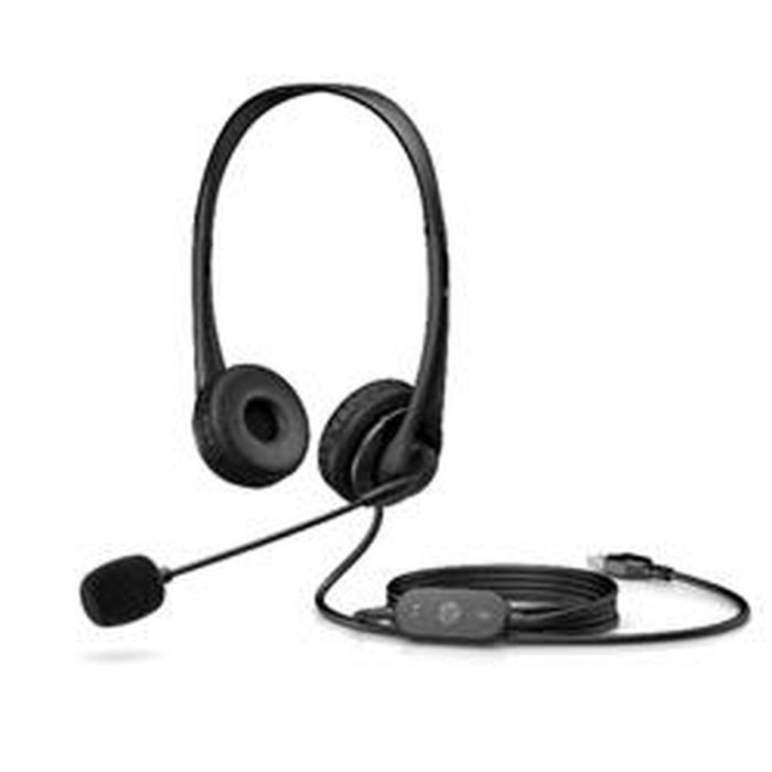 Auriculares con Micrófono HP 428H5AA#ABB Negro