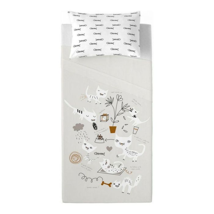 Sábana Encimera Panzup Gatos 2 160 x 270 cm (Cama de 80/90) 7 Sábana Encimera Panzup Gatos 2 160 x 270 cm (Cama de 80/90) 7