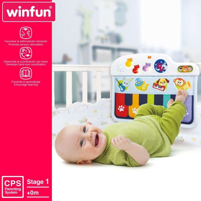 Piano Interactivo para Bebé Winfun 42 x 3 x 32 cm (4 Unidades) 1 Piano Interactivo para Bebé Winfun 42 x 3 x 32 cm (4 Unidades) 1