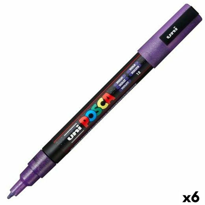 Marcador POSCA PC-3ML Violeta (6 Unidades) 0 Marcador POSCA PC-3ML Violeta (6 Unidades) 0