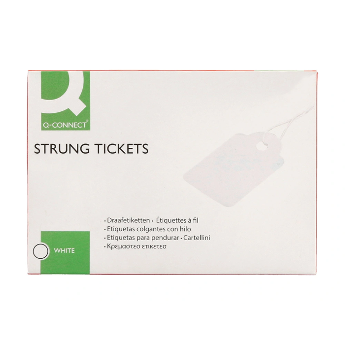 Q-connect Etiquetas Colgantes 21x35 mm Caja de 500 Unidades 5 Q-connect Etiquetas Colgantes 21x35 mm Caja de 500 Unidades 5