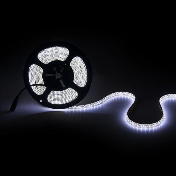 Tira de 600 LEDs 48W 2.400Lm CRI85 6000ºK SMD3528 12VDC IP65 x5M 40.000H [PL219006W]-Blanco 2