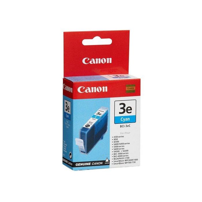 Cartucho Inkjet Canon Bci3Ec Carg.Cian Para Bc30 Y Bc33 Bjc 3000/6000 S400/500/600 (4480A002Ab)