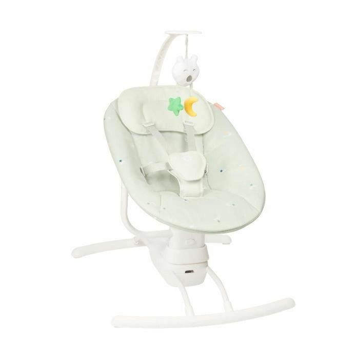 Badabulle BAD3661276182752 Columpio lateral ultra confort con arco de juego ajustable y extraíble, verde liquen/agua. Badabulle BAD3661276182752 Columpio lateral ultra confort con arco de juego ajustable y extraíble, verde liquen/agua.