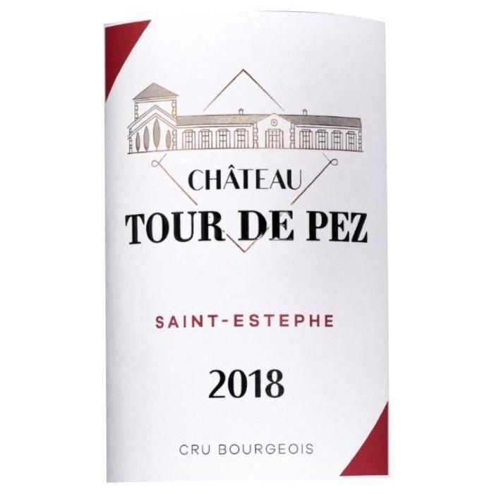 Château Tour de Pez 2018 Saint-Estephe Cru Bourgeois - Vino tinto de Burdeos 1