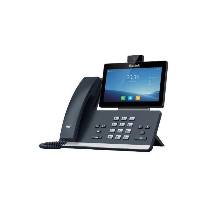 Yealink SIP-T58W Teléfono IP con cámara, Pantalla Táctil 7", Wi-Fi y Bluetooth