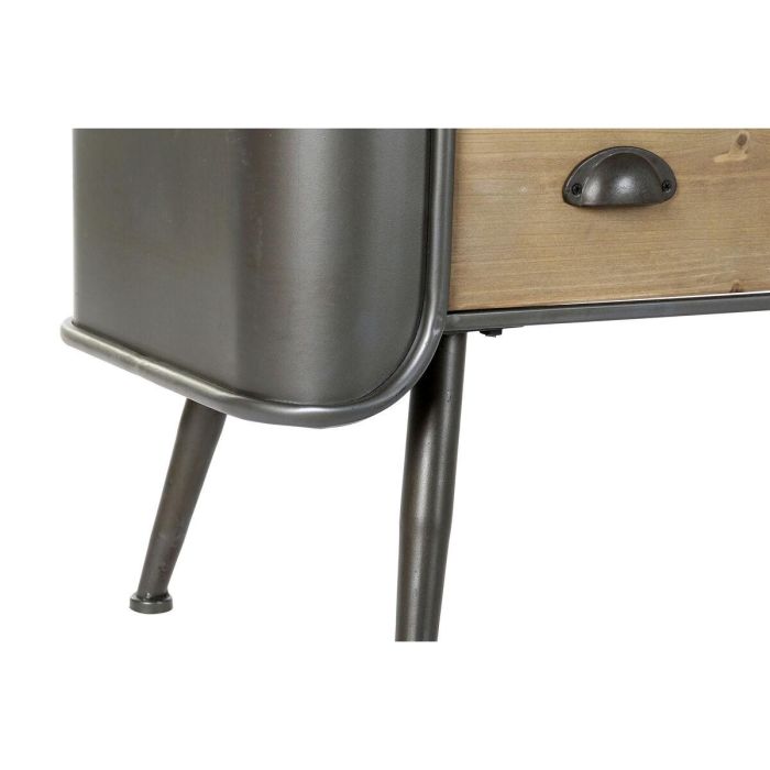 Cómoda DKD Home Decor Gris Natural Metal Abeto Loft 97 x 37 x 79 cm 2 Cómoda DKD Home Decor Gris Natural Metal Abeto Loft 97 x 37 x 79 cm 2