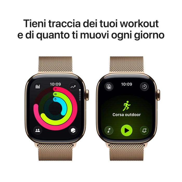 Smartwatch Apple MFD74QL/A Titanio Dorado 46 mm 4