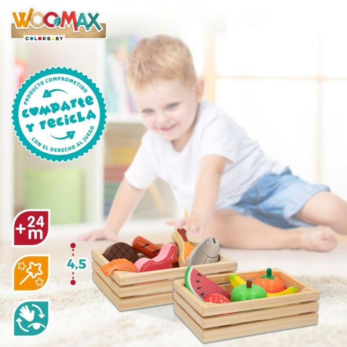 Set de Alimentos de Juguete Woomax 12 Piezas (4 Unidades) 3