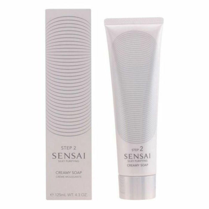 Sensai SILKY PURIFYING creamy soap 125 ml - Limpiador facial en crema para piel normal, seca o mixta