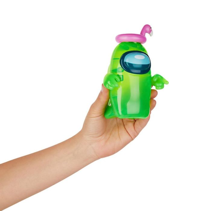 Bizak Figura de Acción Brilla en la Oscuridad Among Us - Tripulante Verde, 15cm con 3 Accesorios 2 Bizak Figura de Acción Brilla en la Oscuridad Among Us - Tripulante Verde, 15cm con 3 Accesorios 2