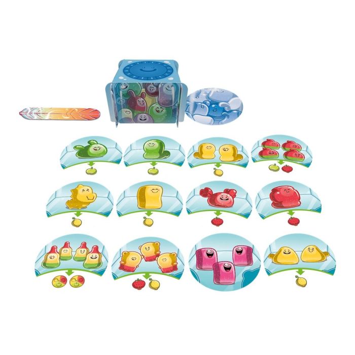 Juegos Gummiland BO06151ES Juego de Mesa para 2 a 4 Jugadores y 1 Pluma de Madera, Edad Recomendada 6 Años 2