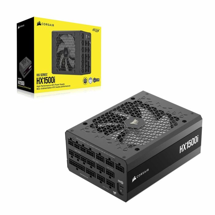 Corsair CP-9020309-EU Fuente Alimentación HX1500i 1500W 80 Plus Platinum ATX 3.0 C20 Silenciosa para Ordenador 1 Corsair CP-9020309-EU Fuente Alimentación HX1500i 1500W 80 Plus Platinum ATX 3.0 C20 Silenciosa para Ordenador 1