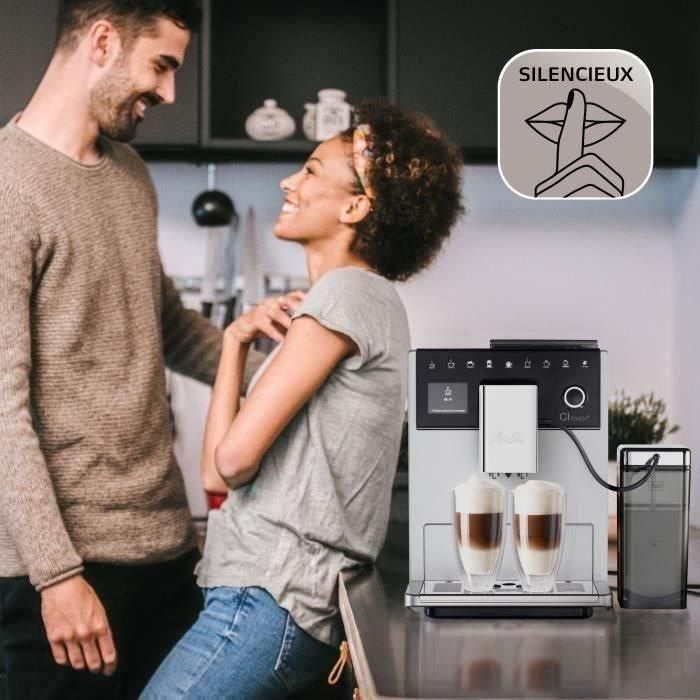MELITTA CI Touch F630-101 Cafetera con molinillo - Depósito extraíble 1,8L - 2 depósitos de granos - Pantalla táctil - Plata 3 MELITTA CI Touch F630-101 Cafetera con molinillo - Depósito extraíble 1,8L - 2 depósitos de granos - Pantalla táctil - Plata 3