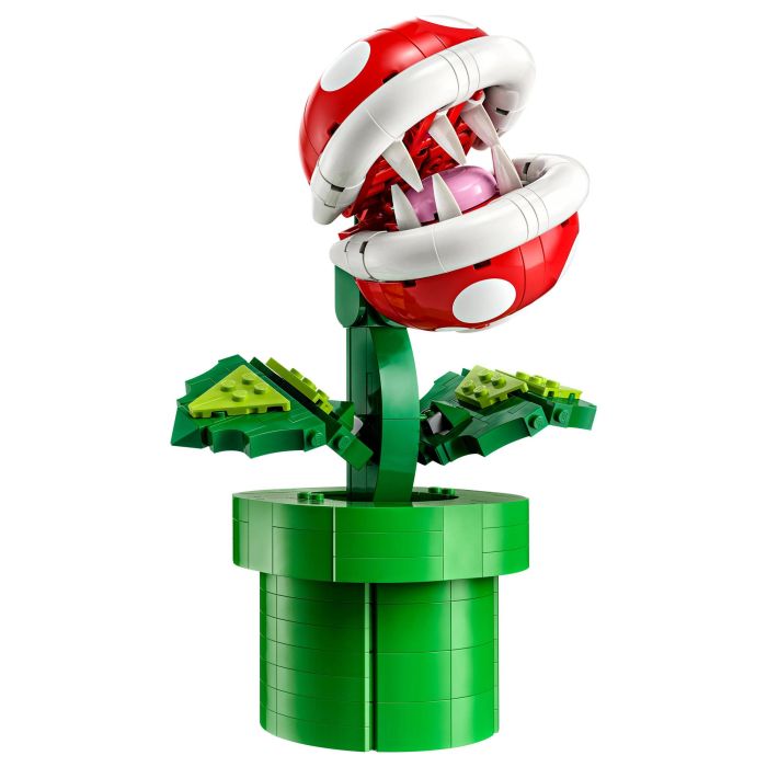 Lego Super Mario 71426 Planta Piraña, Figura Articulada con Tubo y 2 Piezas, Modelo para Adultos, Idea de Regalo 1