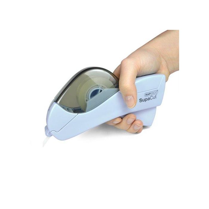 Dispensador Rapesco Supacut Manual Cinta Con Autocorte Azul (Incluye 2 Cintas)