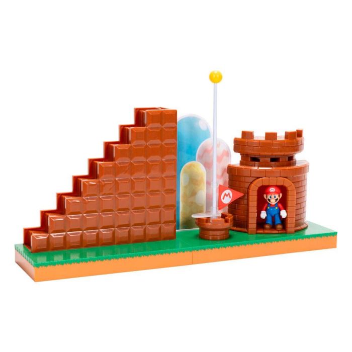 JAKKS PACIFIC Playset Level End Super Mario Bros Figura 6cm 0 JAKKS PACIFIC Playset Level End Super Mario Bros Figura 6cm 0