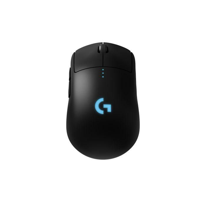 Logitech PRO Wireless Gaming Mouse, RF Wireless, Tecnología Lightspeed, Sensor HERO, Polímero de Litio (LiPo), Negro 4