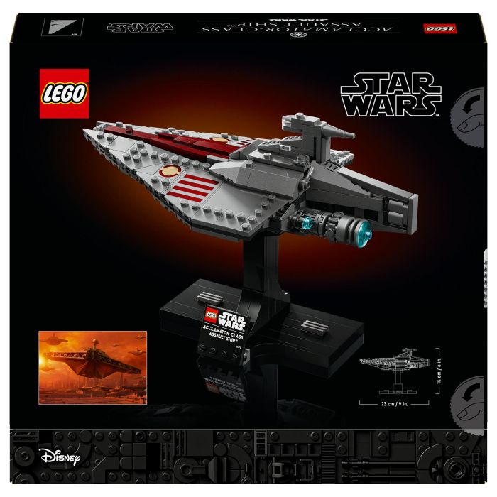 LEGO Star Wars Nave de Asalto Clase Acclamator 75404 450 Piezas 32 LEGO Star Wars Nave de Asalto Clase Acclamator 75404 450 Piezas 32