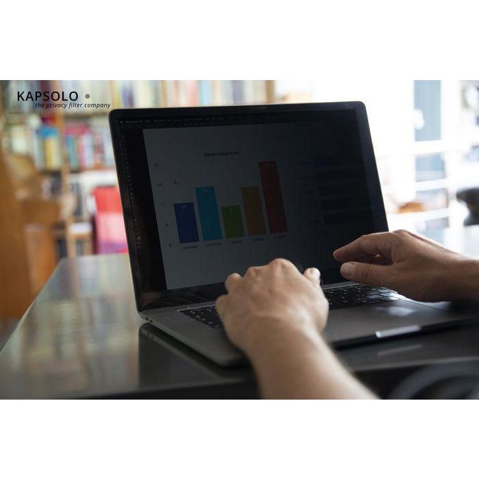 Kapsolo Filtro de Privacidad 2 Vías para Pantalla Monitor 29,5cm (11,6") 16:9 - Protección Plug-in Anti Espionaje Visual Datos Sensibles 2 Kapsolo Filtro de Privacidad 2 Vías para Pantalla Monitor 29,5cm (11,6") 16:9 - Protección Plug-in Anti Espionaje Visual Datos Sensibles 2