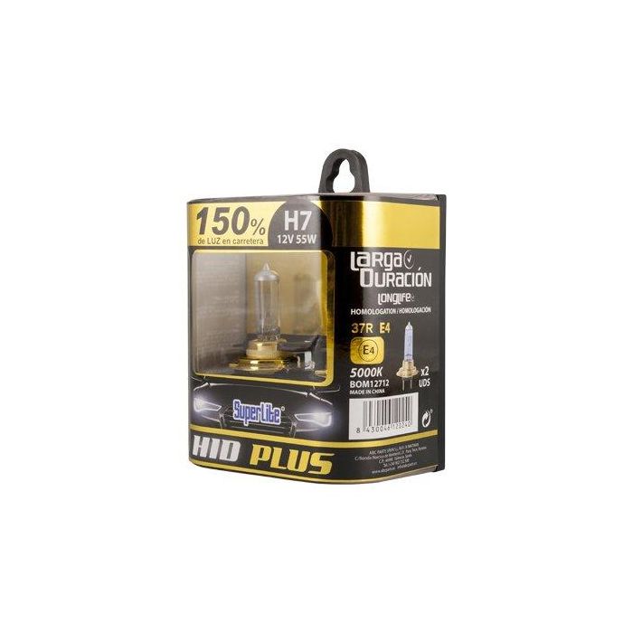 BOM Bombilla H7 Hid Plus 150% E-Mark 12712 1 BOM Bombilla H7 Hid Plus 150% E-Mark 12712 1