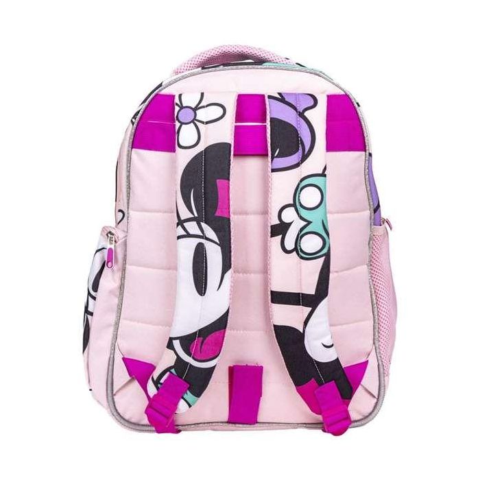 Mochila Escolar Minnie Mouse Rosa 32 x 15 x 42 cm 1