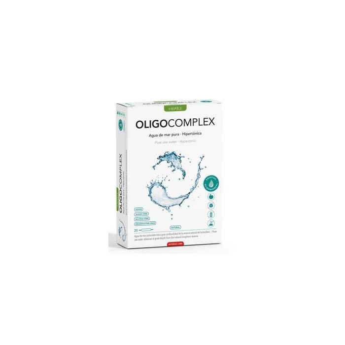 Bipole Oligocomplex Oligo-Mineral Marino para Equilibrio Ácido-Básico, 20 Ampollas