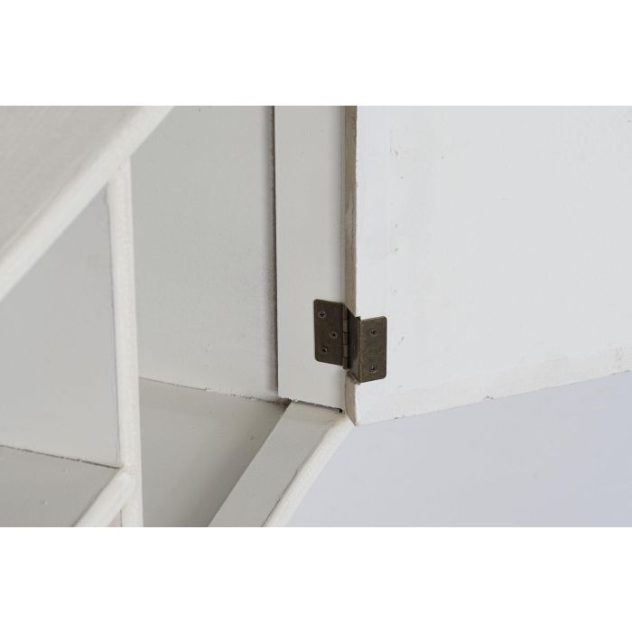 DKD Home Decor Mueble TV Neoclasico Blanco Beige 136x52x40.5 cm 5