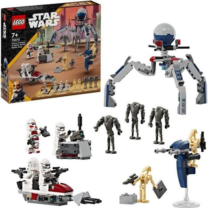 Pack: Soldado Clon Y Droide Combate Lego Star Wars 75372