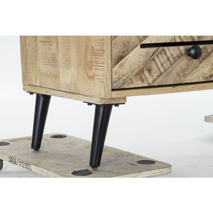 DKD Home Decor Buffet Alpino Negro 140 x 40 x 93 cm 2