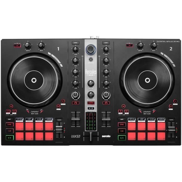 Hercules DJControl Inpulse 300 MK2 Consola DJ con Serato DJ Lite, DJUCED, 16 Pads, 8 Modos - Negro (4780944) 0 Hercules DJControl Inpulse 300 MK2 Consola DJ con Serato DJ Lite, DJUCED, 16 Pads, 8 Modos - Negro (4780944) 0