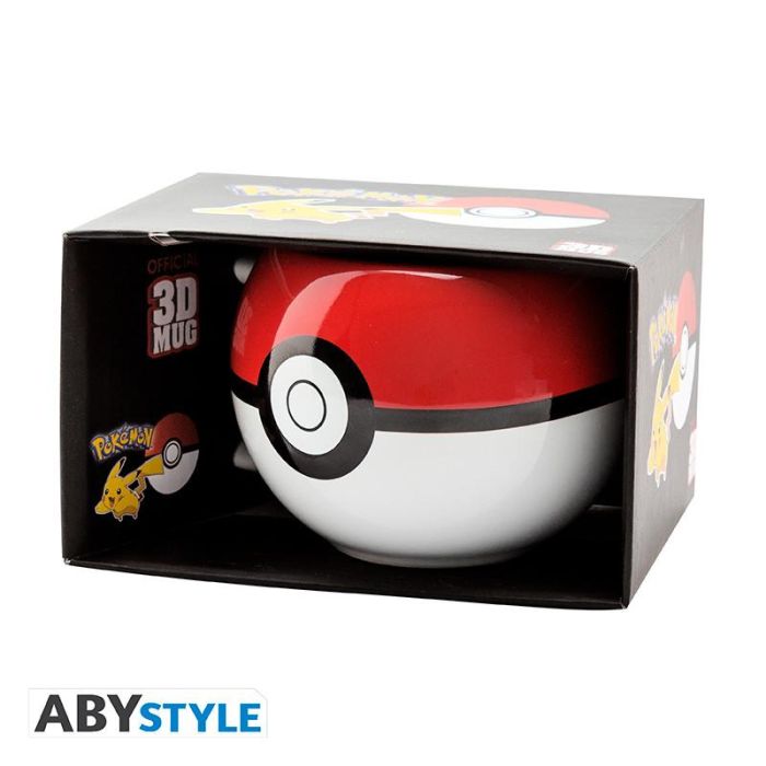 Taza 3D Abystyle Pokemon Pokeball 4