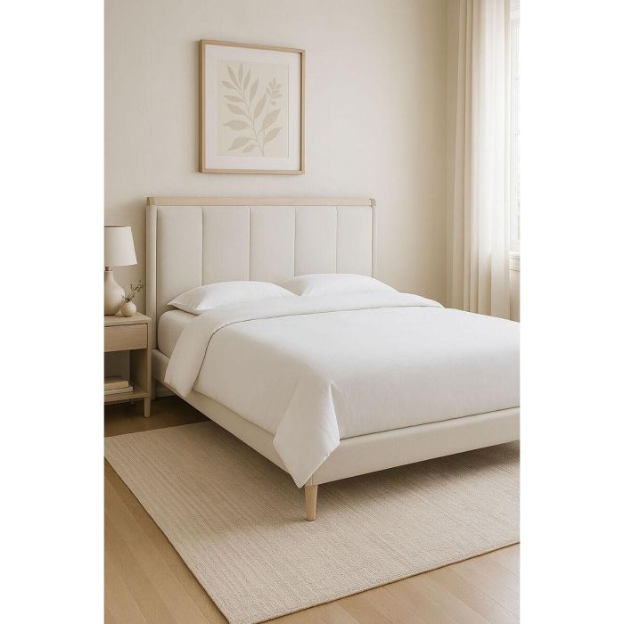 Cama Home ESPRIT Gris claro 196 x 223 x 135 cm 8 Cama Home ESPRIT Gris claro 196 x 223 x 135 cm 8