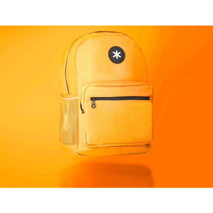 Antartik Mochila Mostaza con Bolsillo para Portátil 15,6' y Compartimentos, 320x140x430 mm 9